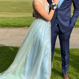 Blue Prom Dress